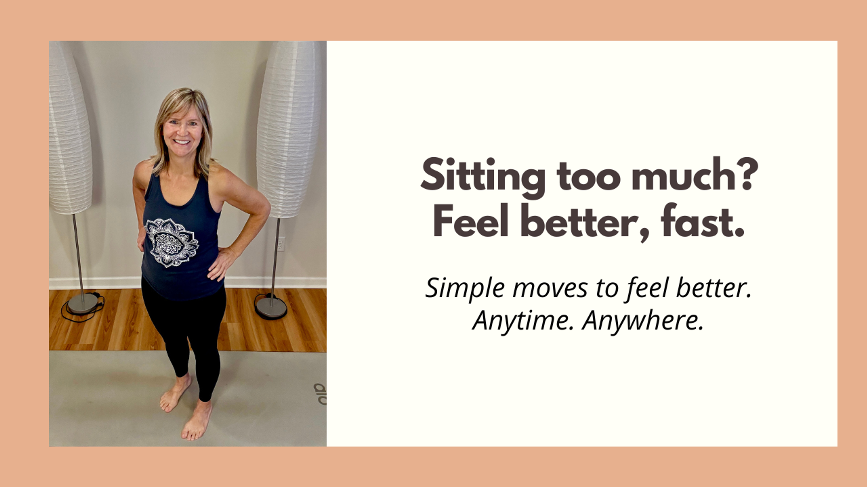 Try this!  Feel better - more like yourself again.